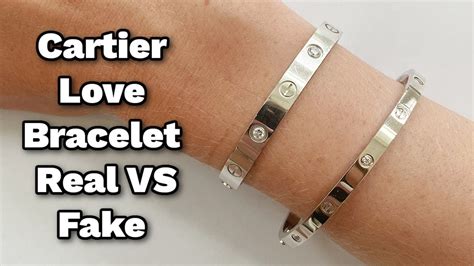 cartier love bracelet authentic|how to tell if a cartier bracelet is real.